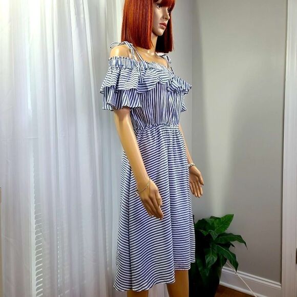 LOFT Off the Shoulder Dress Small - Picture 1 of 10